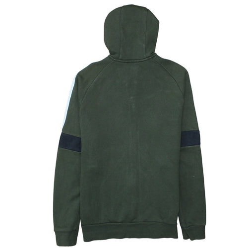 Adidas Boys Green Full Zip Hoodie Size 13-14 Years Hooded Sweatshirt
