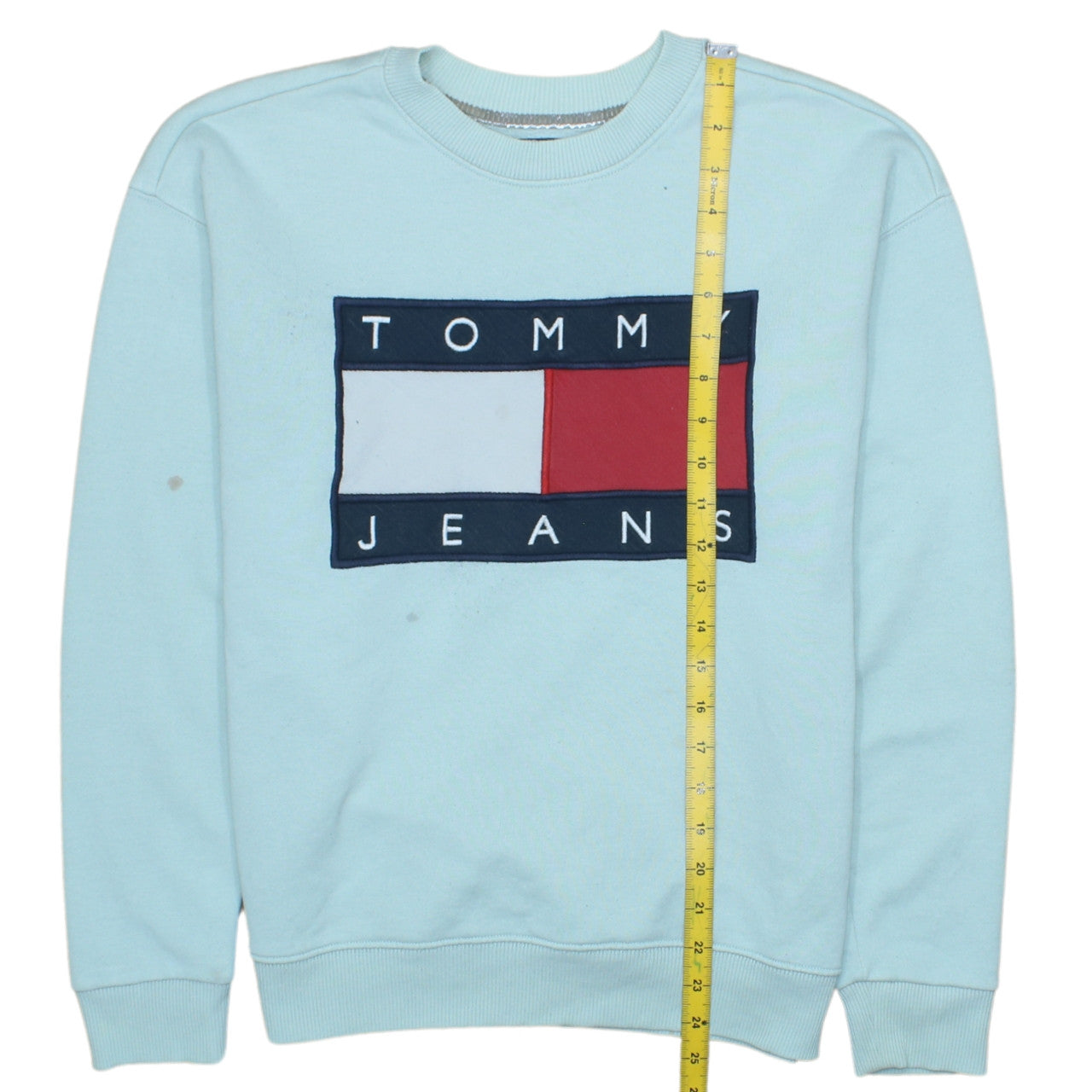 Tommy Jeans Men's Blue XS Pullover Logo Sweatshirt
