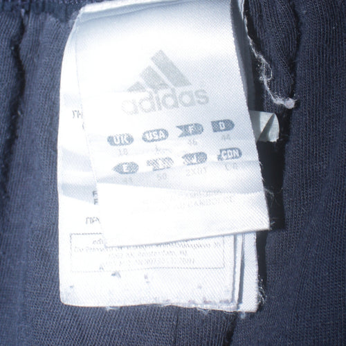 Adidas Women's Blue 2XL Jogger Trousers with Stripes