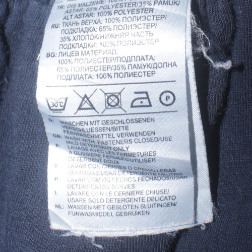 Adidas Women's Blue 2XL Jogger Trousers with Stripes
