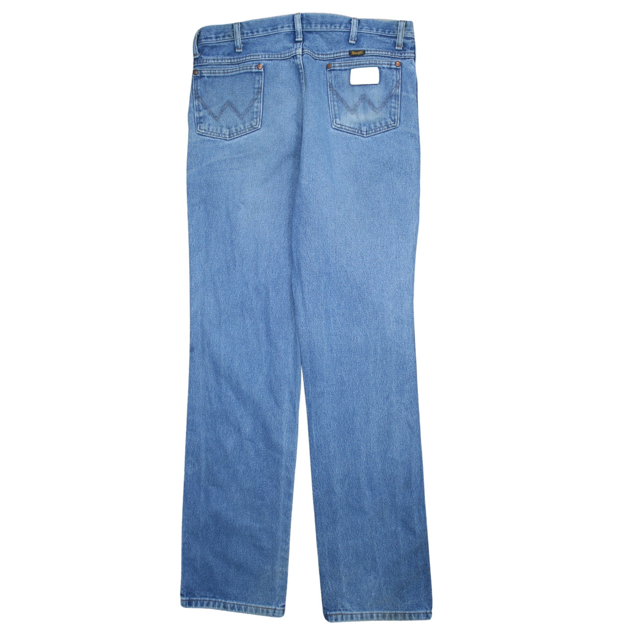 Wrangler Men's Blue 38x36 Straight Leg Denim Jeans