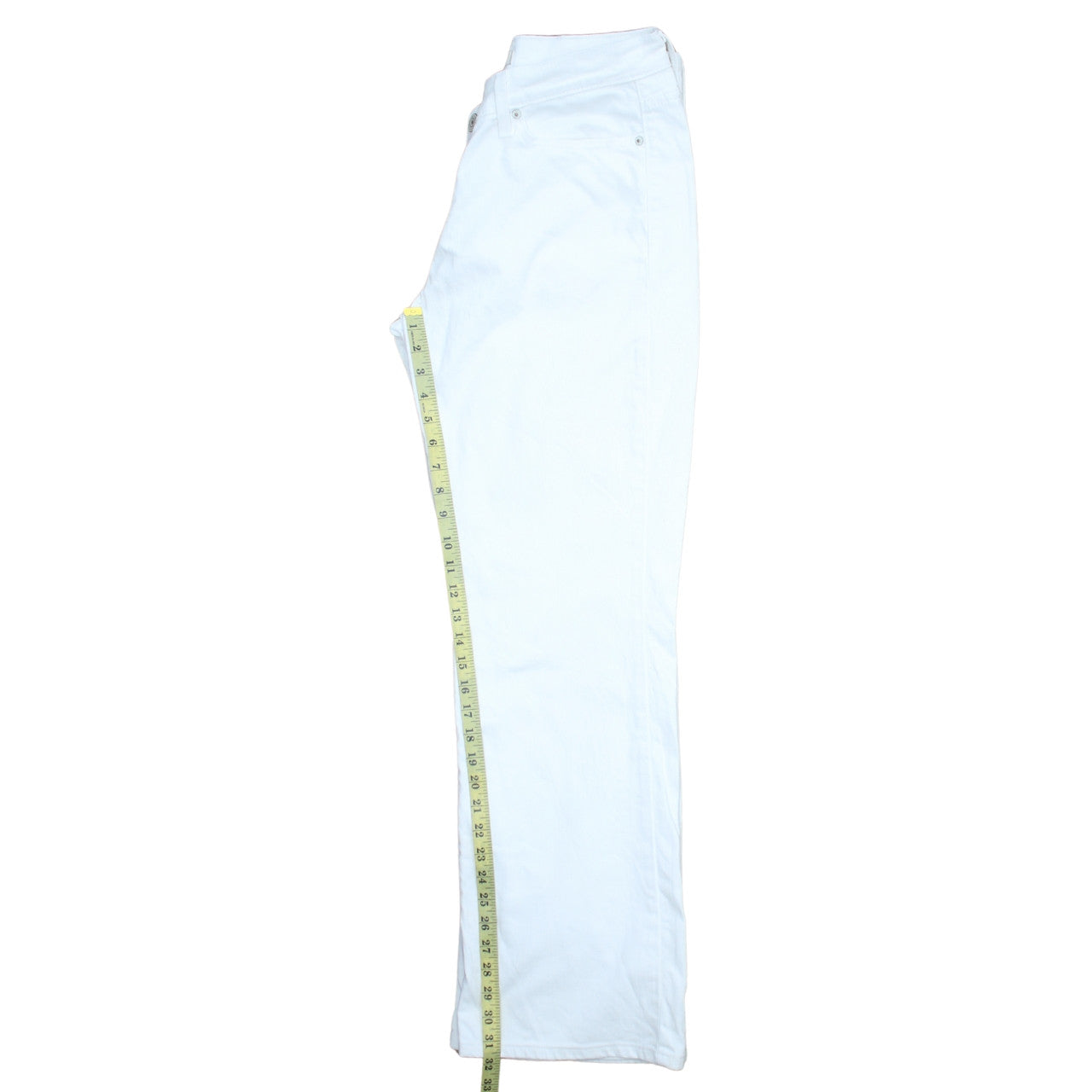 Levi's Women's White 529 Curvy Bootcut Jeans Size 12 Classic Fit