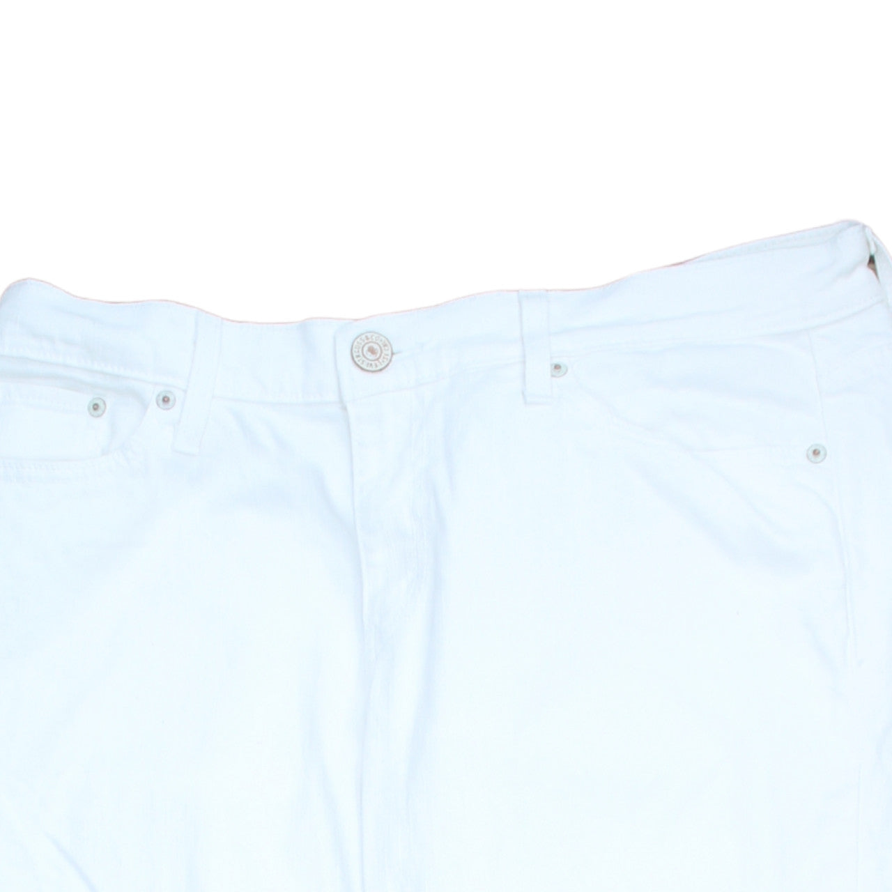 Levi's Women's White 529 Curvy Bootcut Jeans Size 12 Classic Fit