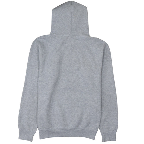 Russell Mens Grey Pullover Hoodie L Hooded Fleece Sportswear