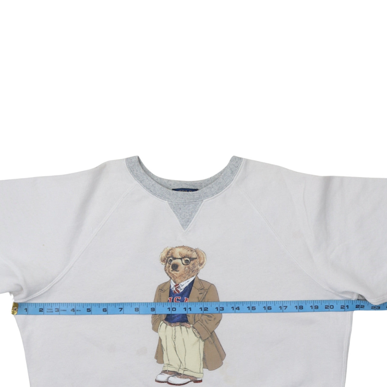 Polo Ralph Lauren Women's White XS Pullover Bear Sweatshirt