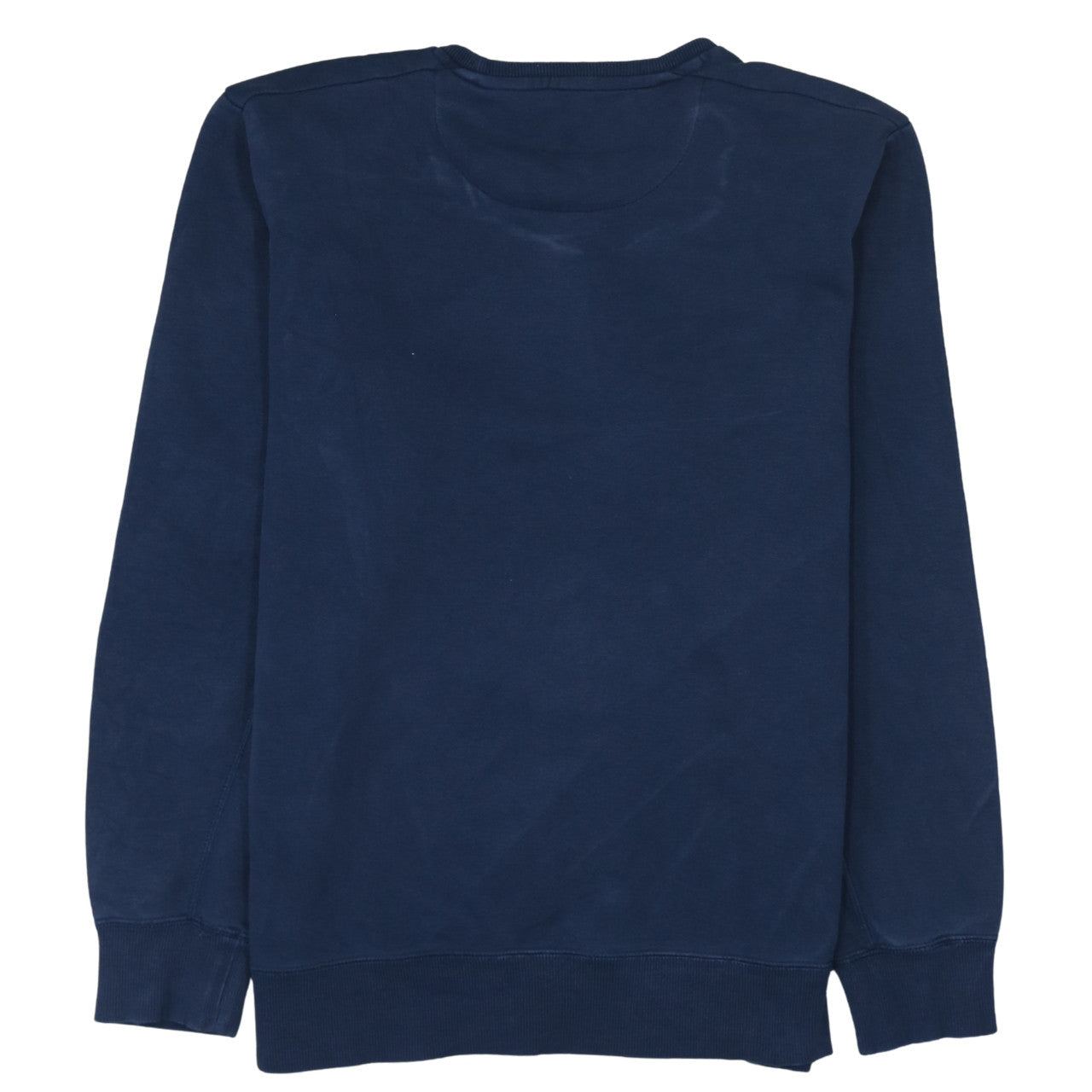 Adidas Men Blue Pullover Sweatshirt Crew Neck Size M Regular Fit