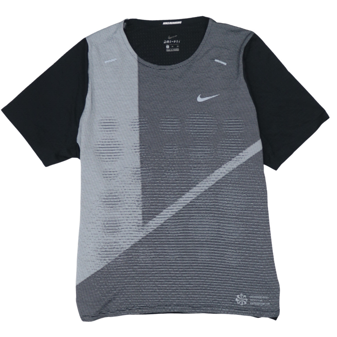 Nike Men's Black XL Dri-Fit Running Jersey T-Shirt