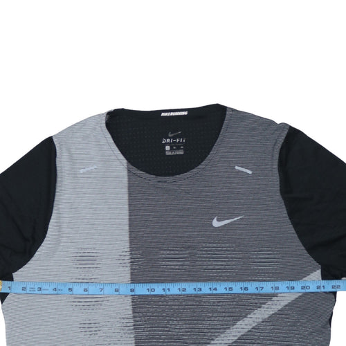 Nike Men's Black XL Dri-Fit Running Jersey T-Shirt