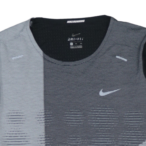 Nike Men's Black XL Dri-Fit Running Jersey T-Shirt