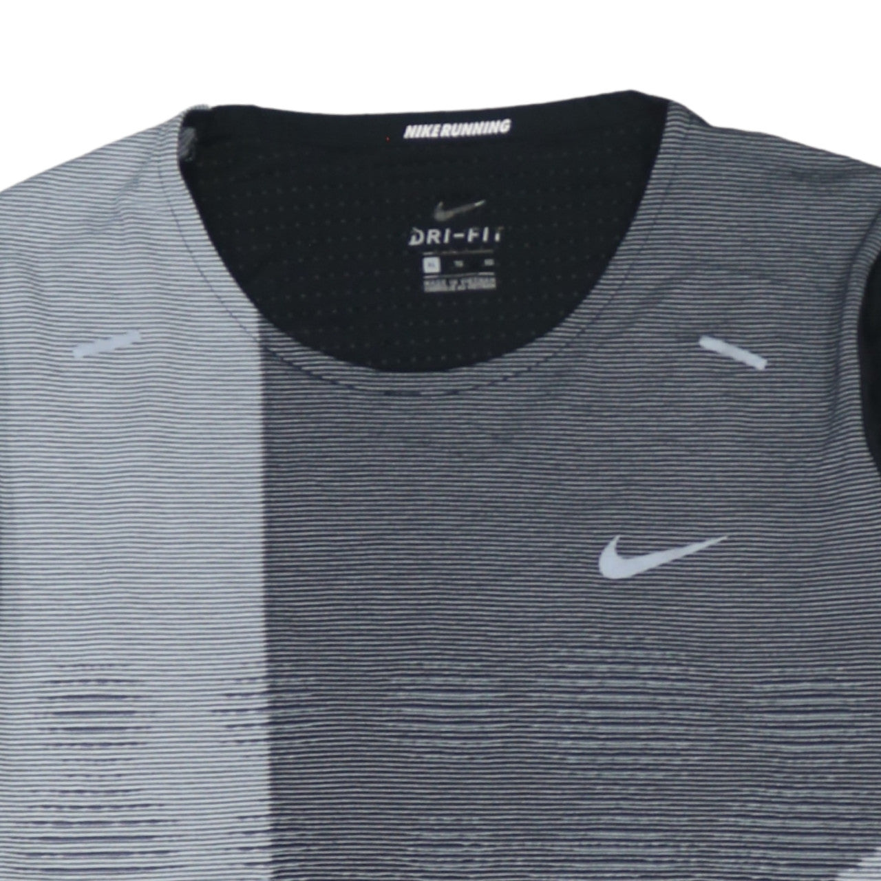 Nike Men's Black XL Dri-Fit Running Jersey T-Shirt