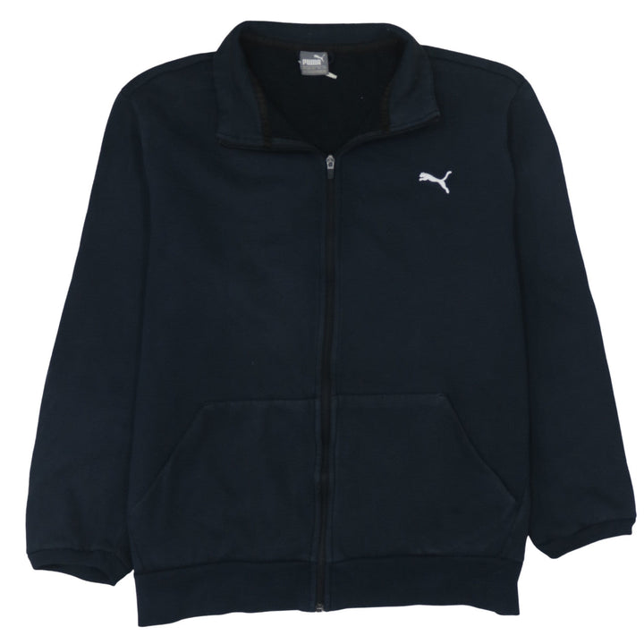 Puma Men’s Black Full Zip Fleece Sweatshirt 2XL Regular Fit