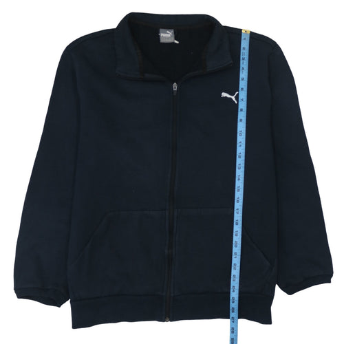 Puma Men’s Black Full Zip Fleece Sweatshirt 2XL Regular Fit
