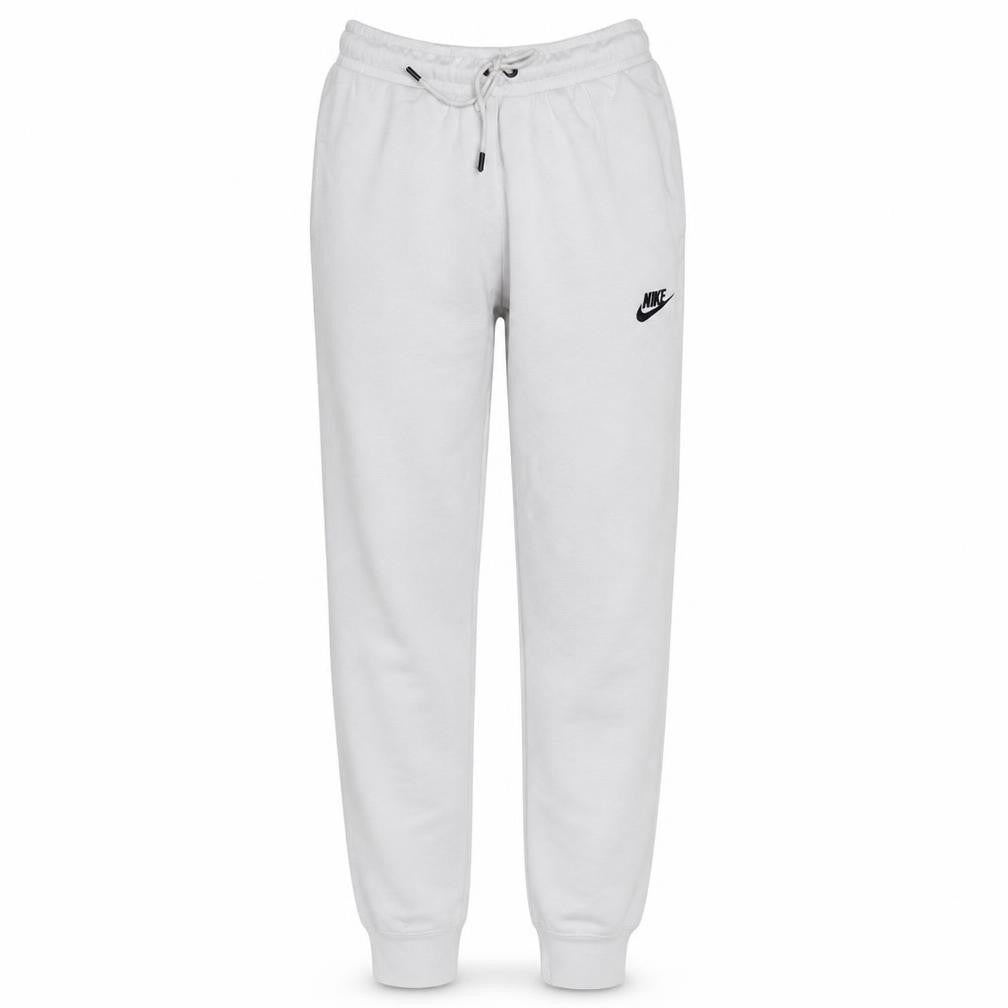 Front view of Nike women’s white xs jogger sweatpants with logo