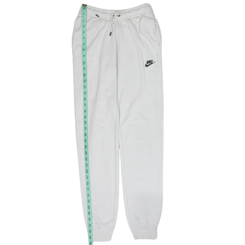 Nike Womens White XS Jogger Sweatpants with Logo