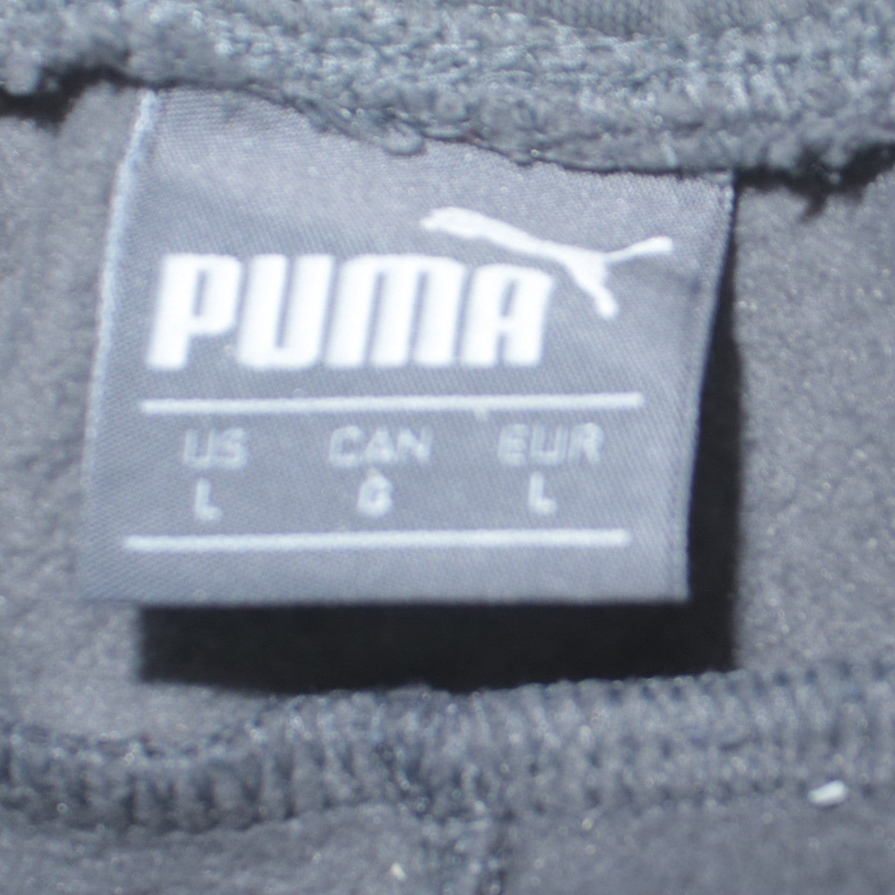 Puma Men’s Grey Jogger Sweatpants L Regular Fit Comfortable