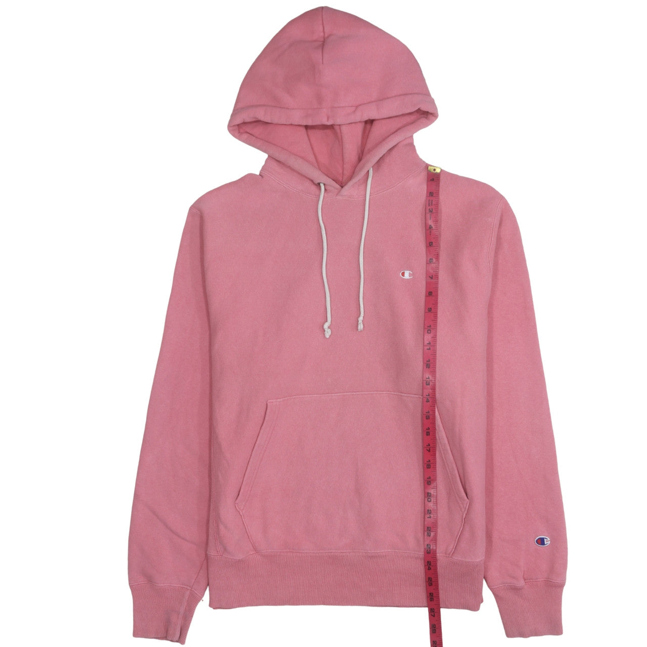 Champion Women's Pink Reverse Weave Pullover Hoodie Medium Cotton Blend