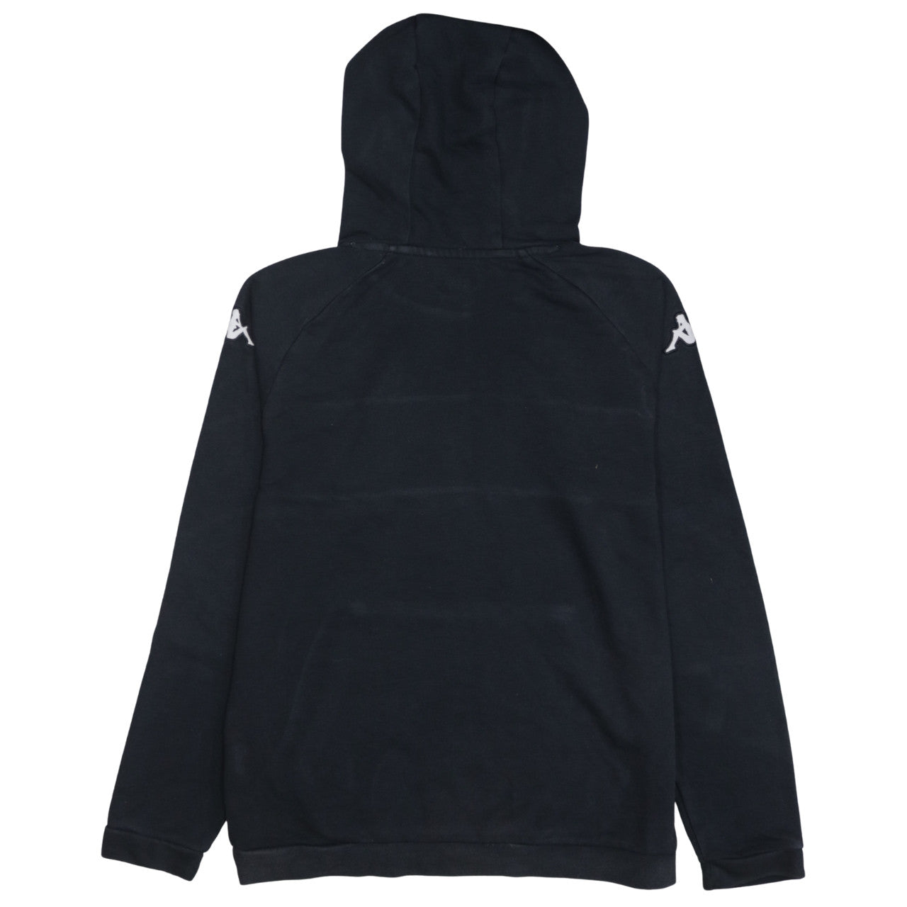 Kappa Mens Black Large Pullover Hoodie with Logo GRPT DE L'AUZON