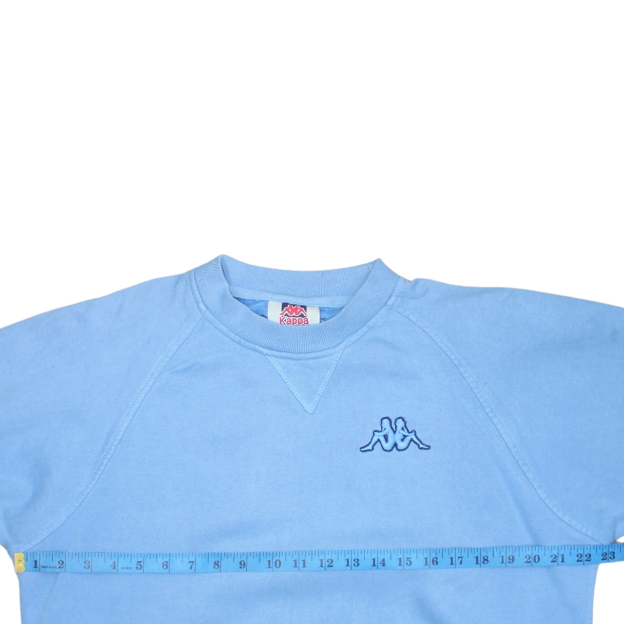Kappa Men's Blue Crew Neck Sweatshirt M Pullover Classic Logo