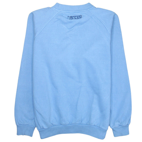 Kappa Men's Blue Crew Neck Sweatshirt M Pullover Classic Logo