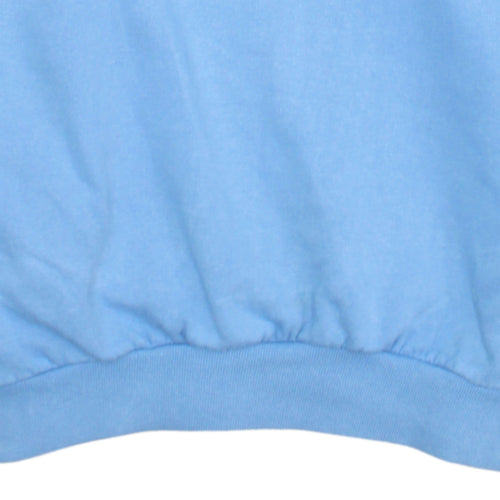 Kappa Men's Blue Crew Neck Sweatshirt M Pullover Classic Logo