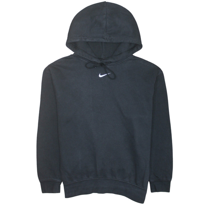 Nike Womens Black XS Pullover Hoodie 80% Cotton 20% Polyester