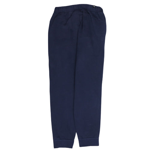 Puma Men's Blue Jogger Sweatpants S Regular Fit Fleece
