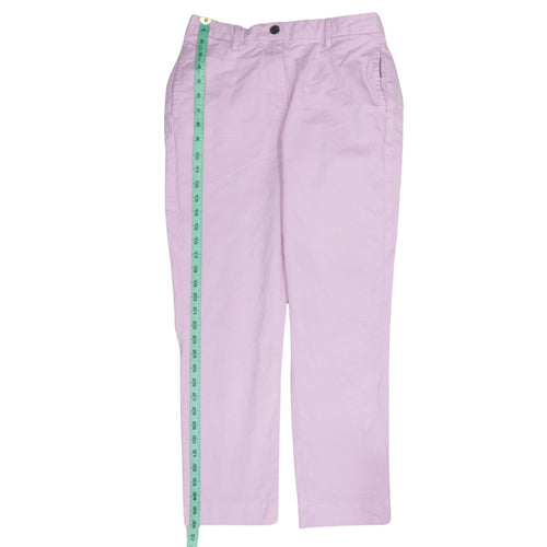 Tommy Hilfiger Women Pink Chino Trousers Size 8 Regular Fit
