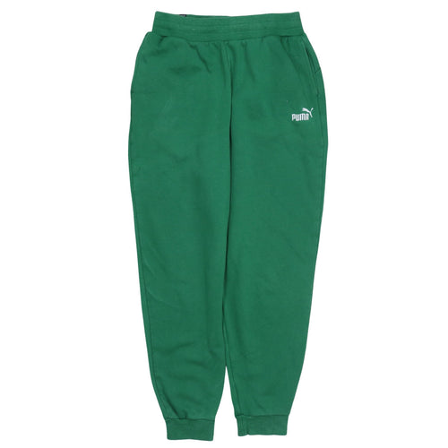Puma Men's Green Jogger Sweatpants M Regular Fit Fleece