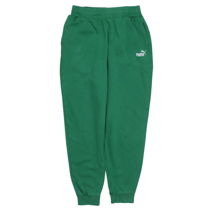 Puma Men's Green Jogger Sweatpants M Regular Fit Fleece