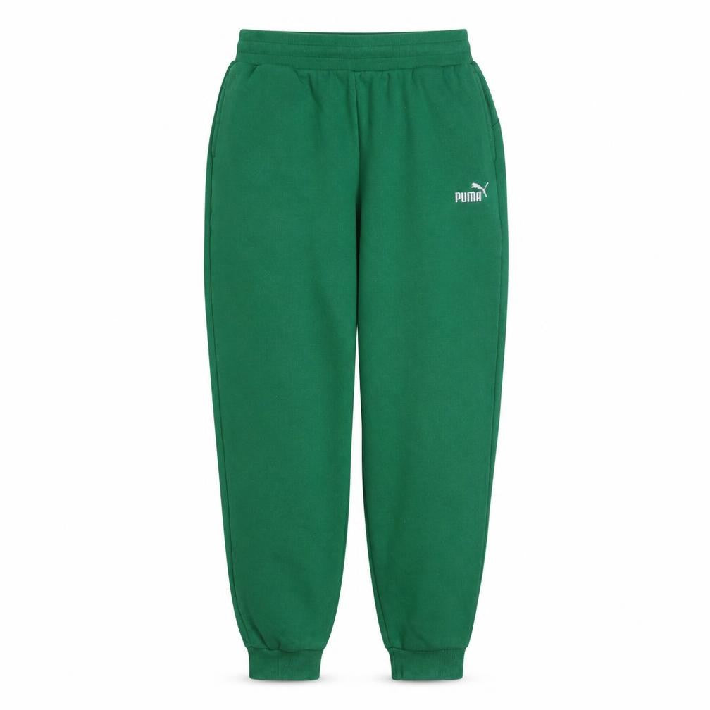 Puma Men's Green Jogger Sweatpants M Regular Fit Fleece