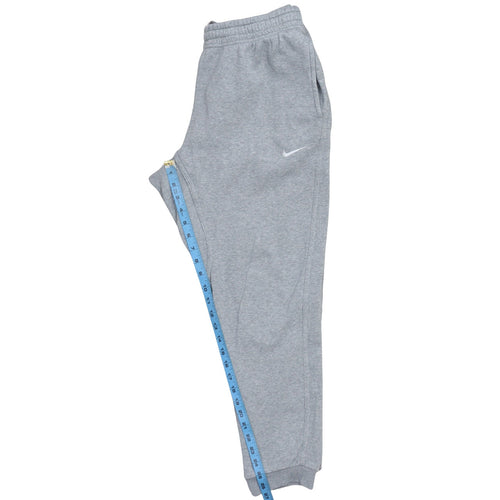 Nike Men's Grey Fleece Jogger Trousers L Regular Fit