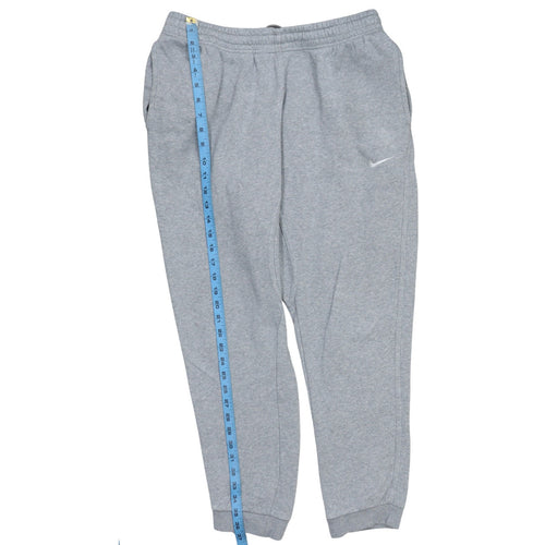 Nike Men's Grey Fleece Jogger Trousers L Regular Fit