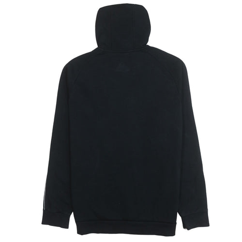 Adidas Mens Black XL Pullover Hoodie with Logo and Pockets