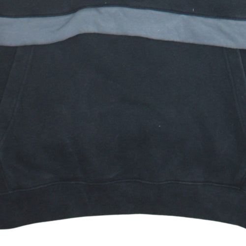 Nike Mens Black XL 1/2 Zip Hooded Sweatshirt Fleece Pullover