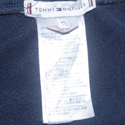 Tommy Hilfiger Men Blue Jogger Trousers Size M Logo Tape Comfort Fit