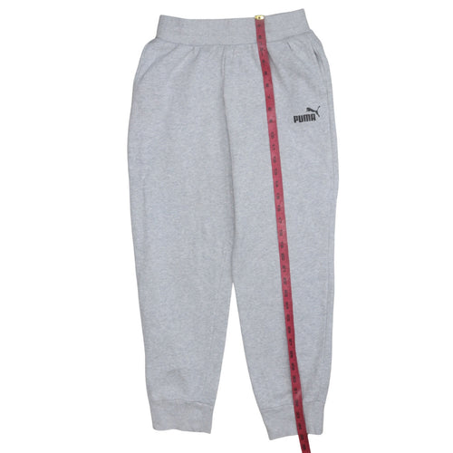 Puma Women's Grey Jogger Sweatpants Size S Cotton Blend