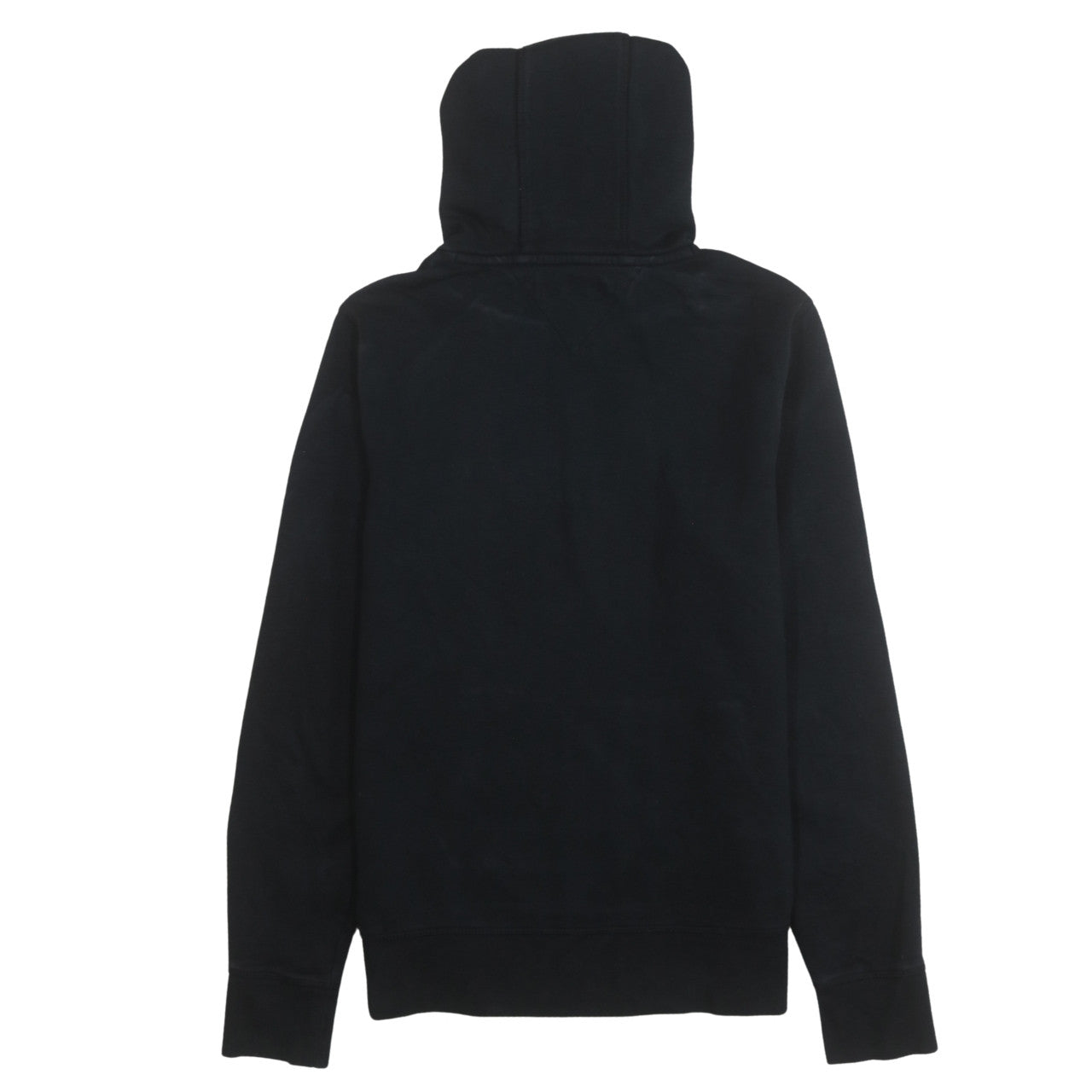 Tommy Hilfiger Men's Black Pullover Hoodie M Logo Embroidered Sweatshirt