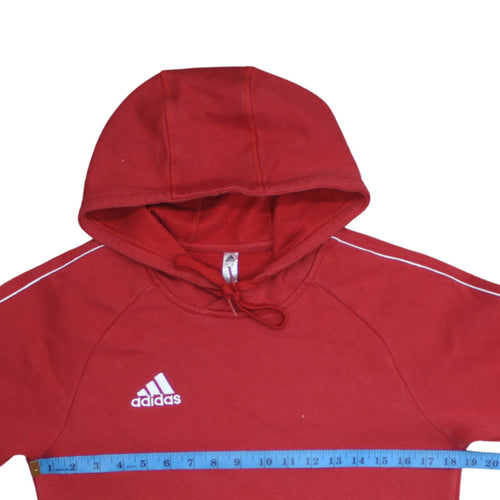 Adidas Men's Red Pullover Hoodie XS Sports Fleece