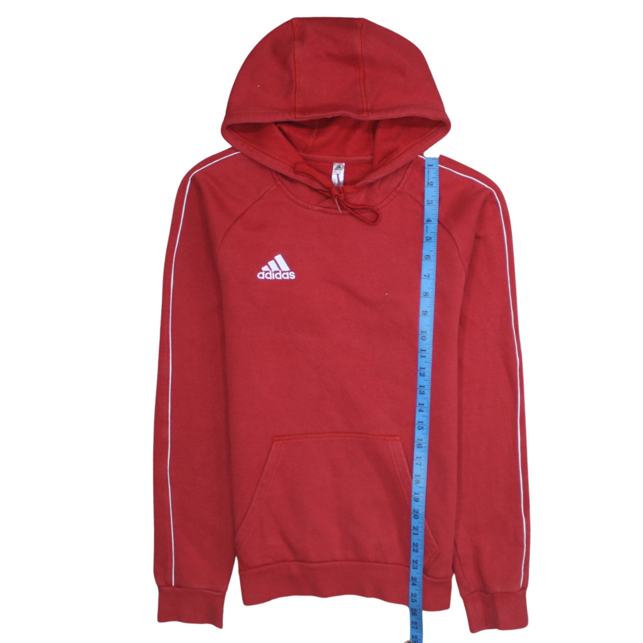 Adidas Men's Red Pullover Hoodie XS Sports Fleece