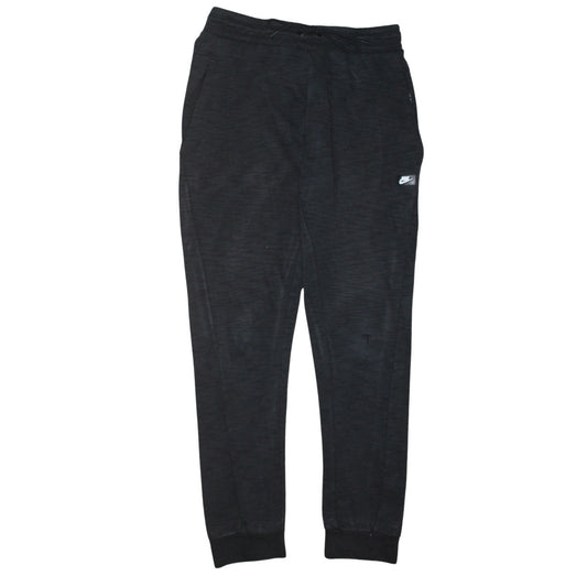 Nike Men's Black Jogger Trousers S Regular Fit Cotton Blend