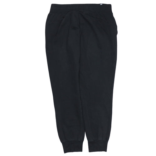 Puma Women’s Black Jogger Sweatpants Size M Elastic Waist Cotton Blend