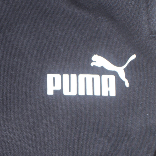 Puma Women’s Black Jogger Sweatpants Size M Elastic Waist Cotton Blend