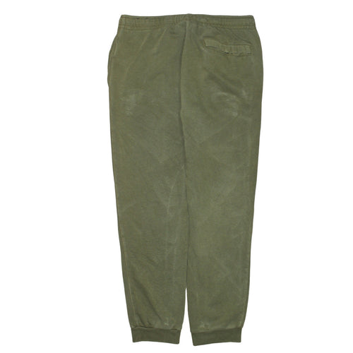 Nike Men's Green Jogger Trousers L Regular Fit Cotton Blend