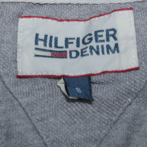 Tommy Hilfiger Men’s Grey Short Sleeve Polo Shirt Size S
