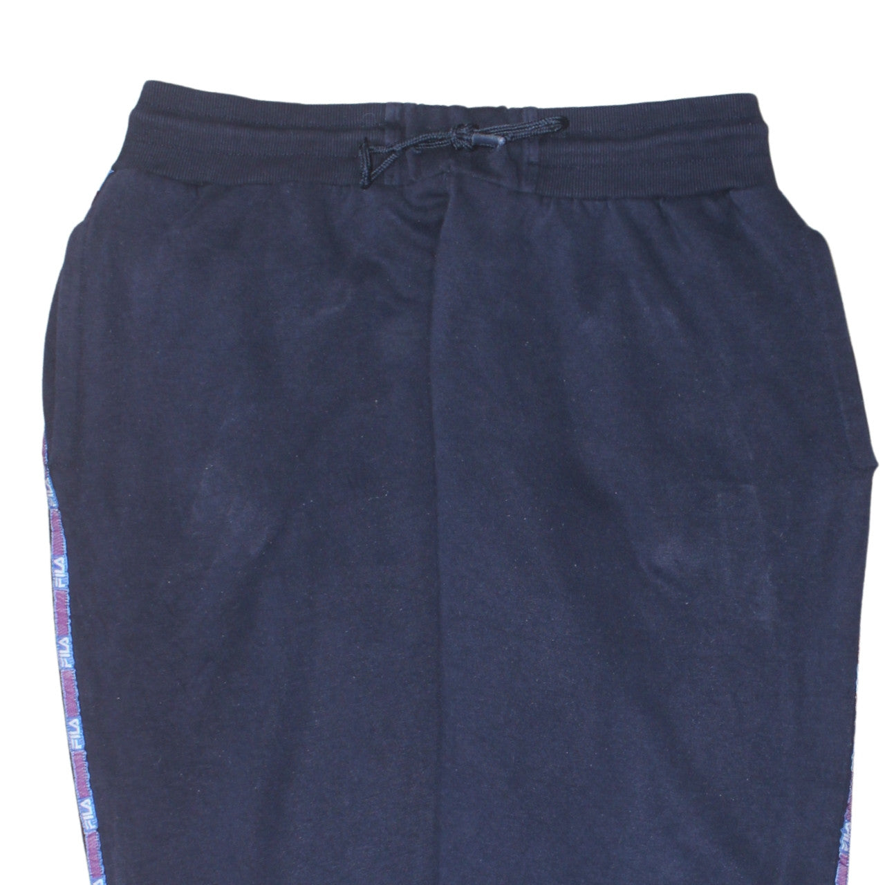 FILA Men's Blue XL Jogger Sweatpants with Logo Tape Detail
