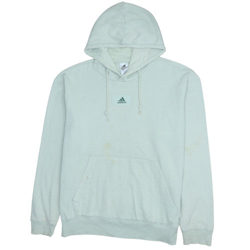 Adidas Men’s Green Pullover Hoodie M Regular Fleece Sportswear