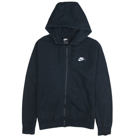 Nike Men's Black Full Zip Hoodie Size S Regular Fit Fleece