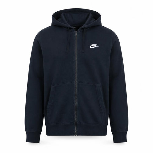 Nike Men's Black Full Zip Hoodie Size S Regular Fit Fleece