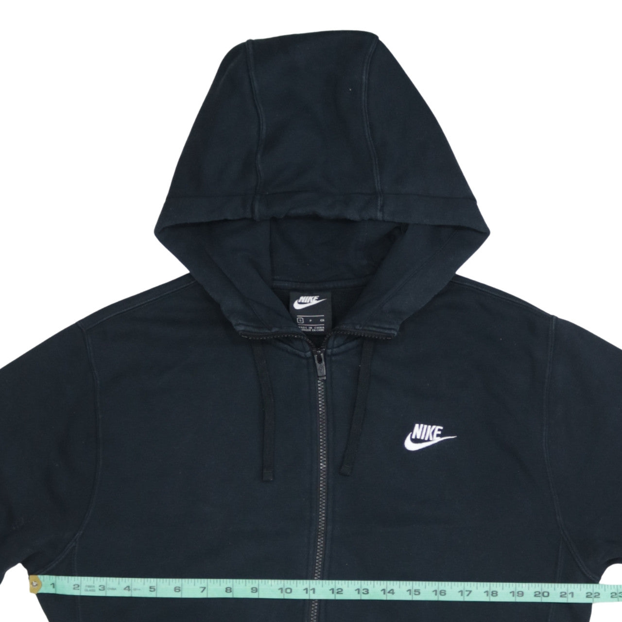 Nike Men's Black Full Zip Hoodie Size S Regular Fit Fleece