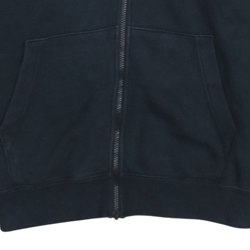 Nike Men's Black Full Zip Hoodie Size S Regular Fit Fleece
